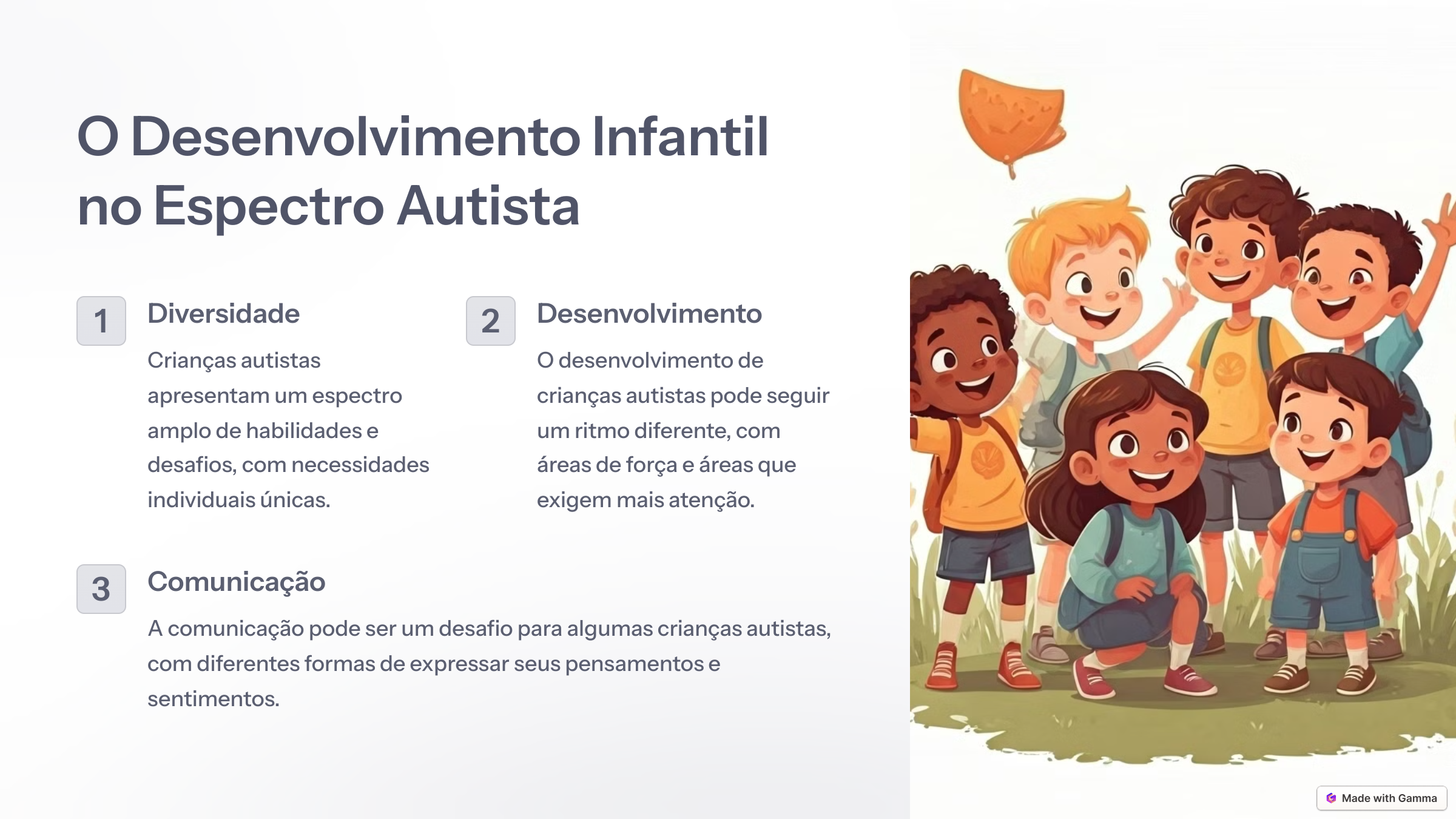 2_O Desenvolvimento Infantil no Espectro Autista